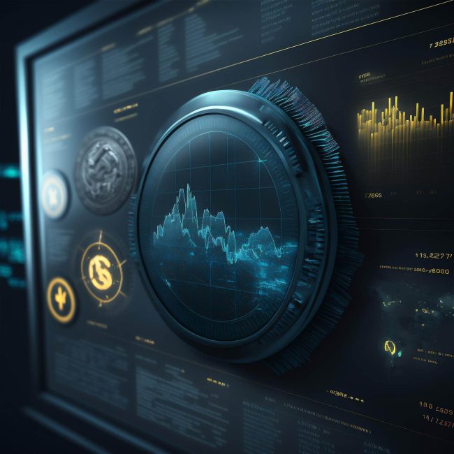 Cybersecurity data dashboard showing digital threat analytics and real-time monitoring by ZimCos Security UK.