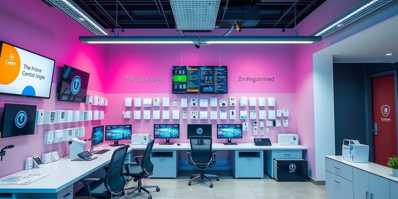 Illustrative alarm monitoring screens in a security control room