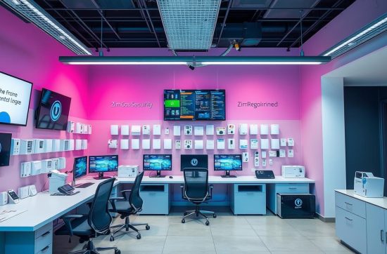 Illustrative alarm monitoring screens in a security control room